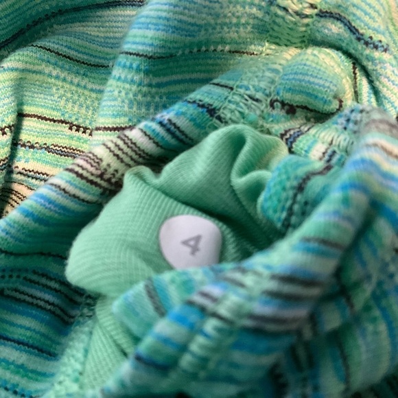 Lululemon Wunder Under Pant Space Dye Twist Dragonfly Naval Blue Green Sz 4 Rare - Picture 7 of 11